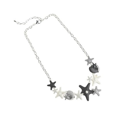 SOHI Women's Multicolour Party Statement Necklace