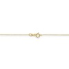 Black Bow Jewelry 0.6mm 10k Yellow Gold Diamond Cut Solid Cable Chain Necklace - 4 of 4