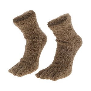 Unique Bargains Women's Thickening Five Toe Socks 1 Pair - 1 of 4