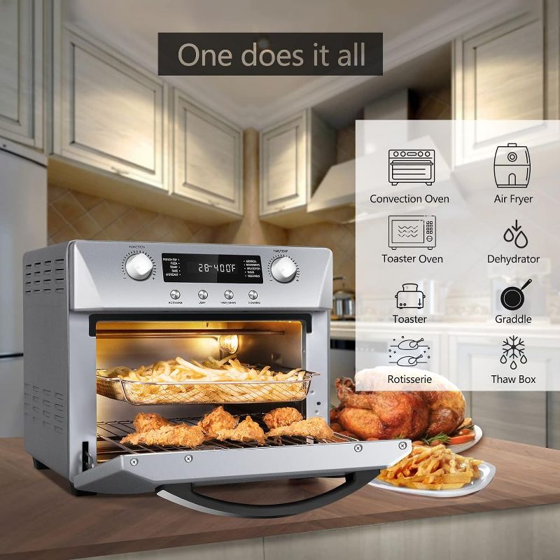 Cusimax Air Fryer Oven Countertop, 10-in-1 Convection Oven, 2 of 5