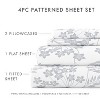Floral & Paisley Patterns 4PC Sheet Set - Extra Soft, Easy Care - Becky Cameron - 4 of 4