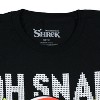 Seven Times Six Shrek Shirt Men's Oh Snap Its Christmas Adult Short Sleeve Graphic Tee Black - 3 of 3