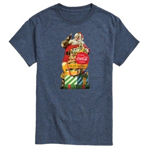 Men's - Coca Cola - Vintage Santa Gift for Thirst Short Sleeve Graphic T-Shirt - 1 of 4