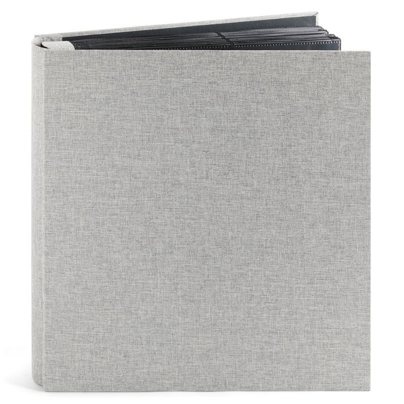 Pipilo Press Large Photo Album for 1000 Photos, 4x6 Photo Albums with Pockets, Grey Linen Cover, 14 x 13 x 3 In, 1 of 9