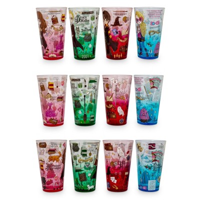 Harry Potter Magical Characters 16-Ounce Glossy Pint Glass Set