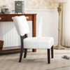 CENGHU Blended Leather Tufted Accent Chair, Living Room Chair with Oversized Seating - 3 of 4