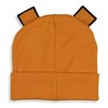 Minecraft Beanie Adult Big Face Fox Character 3D Ears Cuff Knit Hat Cap Orange - 2 of 4