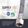 WOWOW 3/8" Female Compression x M8 Male Connector x32 in. Faucet Supply Lines - 4 of 4
