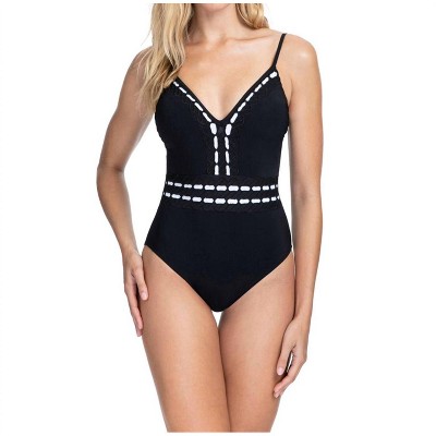 Women's V-Neck One Piece Swimsuit - Profile By Gottex