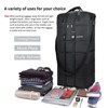 Generic Expandable Foldable Luggage With Spinner Wheels Rolling Duffle Bag - 3 of 4