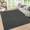 Modern Braided Solid Area Rug Machine Washable Rug - 2 of 4