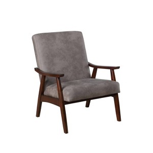 Sandros Mid Century Accent Chair Brown - ioHOMES