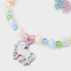 Toddler Rainbow Unicorn Necklace & Bracelet - Cat & Jack™ - 3 of 3