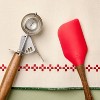 3pc Baking Bundle Spatula with Cookie Scoop and Kitchen Towel - Hearth & Hand™ with Magnolia - 3 of 3