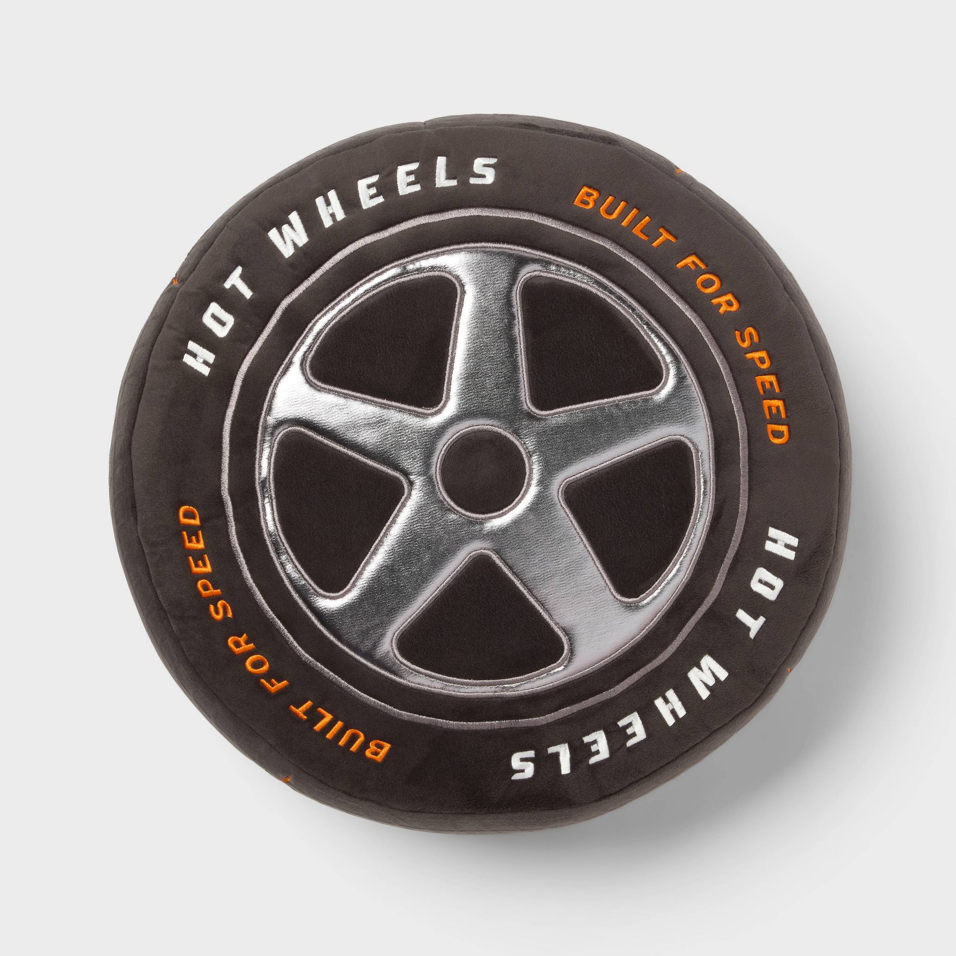 Hot Wheels Retro Soft Tire with Car Storage Kids' Decorative Throw Pillow - Hot Wheels by Pillowfort™