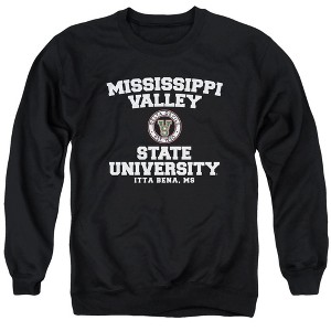 Mississippi Valley State University Official Circle Logo Adult Crewneck Sweatshirt - 1 of 4