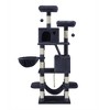 Feandrea 66.1/81.1"H Cat Tree Cat Tower for Indoor Cats, Plush Multi-Level Cat Condo with Scratching Posts, Perches, Caves, Hammock - 4 of 4