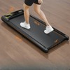 VisioGear Home Gyms, Home Foldable Treadmills with Handle for Living Room, Black & Yellow, 43.5"*18.1"*37.8" - 3 of 4