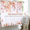 LunaLulinlk Orange Eucalyptus Fabric Shower Curtain - 2 of 4