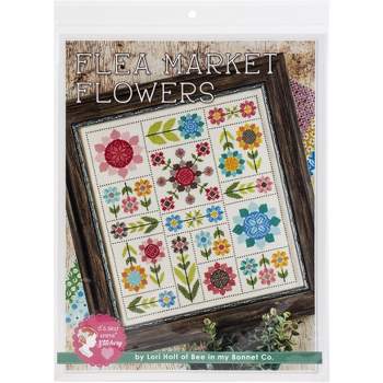It's Sew Emma Cross Stitch Pattern -Flea Market Flowers By Lori Holt