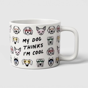 16oz My Dog Thinks I'm Cool Peek-a-Boo Mug - 1 of 3