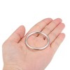 Unique Bargains Zinc Alloy Craft DIY Accessories Hardware Bag Belt O-Ring Buckles 10 Pcs - 3 of 3