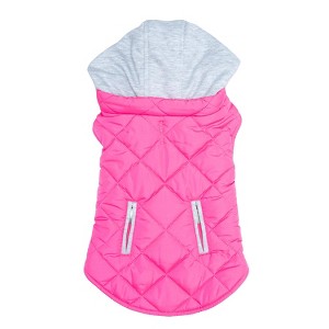 Doggie Design Weekender Dog Sweatshirt Hoodie - Pink - 1 of 3