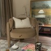Barrel Living Room Accent Chair, Upholstered Modern Side Armchair for Home, Bedroom - 3 of 4