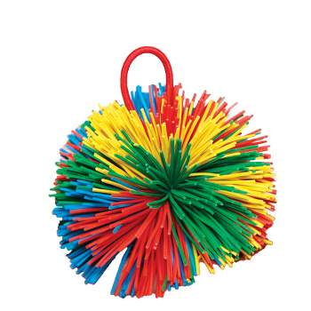 Sportime Yarn Balls, 4 Inches, Assorted Colors, Set of 6