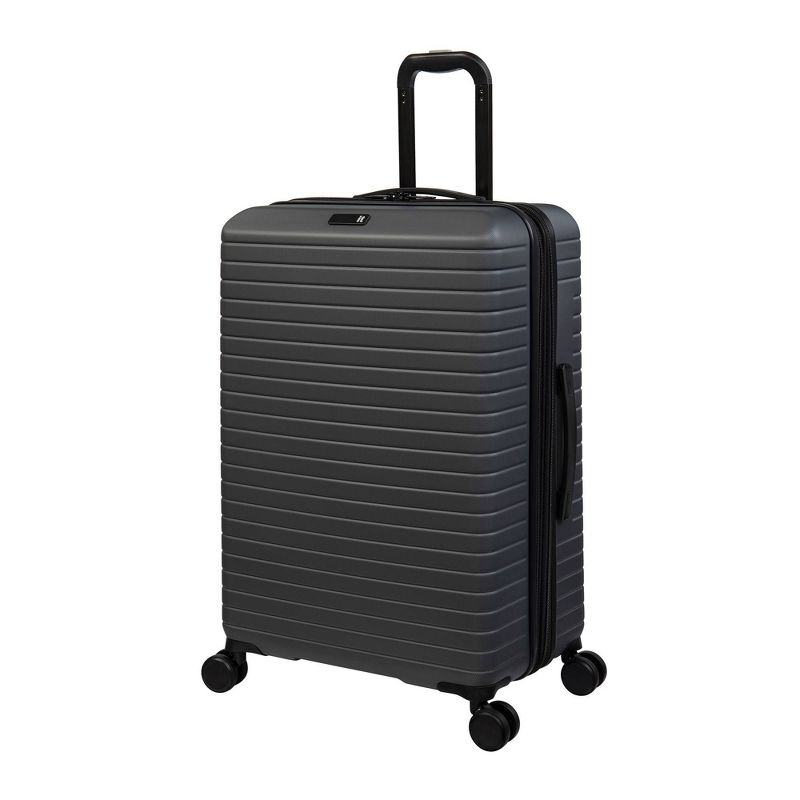 it luggage Attuned Hardside Medium Checked Expandable Spinner Suitcase - Dark Gray, 1 of 7