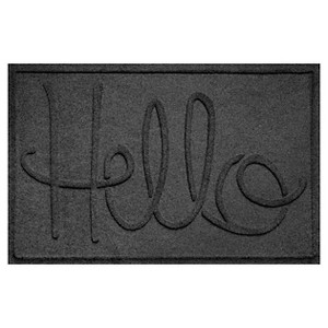 Bungalow Flooring 2'x3' WaterHog Simple Hello Indoor/Outdoor Doormat - 1 of 4
