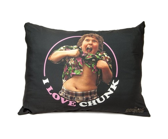 Crowded Coop, LLC The Goonies "I Love Chunk" Pillow Case