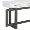 KTMBDW 57" Modern Farmhouse Console Table with 3 Drawers, Rustic Entryway Table, Narrow Long Sofa Table for Living Room, Hallway - 4 of 4
