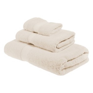 Luxury Cotton Heavyweight Ultra-Plush 3 Piece Towel Set by Blue Nile Mills - 1 of 4