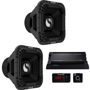 Kicker (2) 49L7X152 - SoloX L7X 15-Inch & WXA3600.1 Warhorse Mono Amplifier - 1 of 4