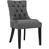 Modway Regent Dining Side Chair Fabric Set of 2 - Gray - 3 of 4