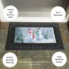 Evergreen Snowman Family Sassafras Indoor Outdoor Switch Doormat 1'10"x10" Multicolored - 4 of 4