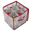 Ornament Storage Organizer Holds 27 4in Ornaments Red- Simplify - 2 of 3