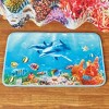 Collections Etc Dolphins and Tropical Fish Cushioned Bath Mat - 2 of 2