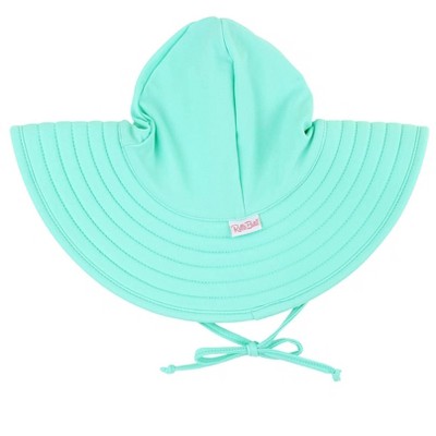RuffleButts Girls UPF50+ Sun Protected Swim Hat