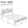Twin/Full/Queen Size Bed Frame with Wood Headboard and Footboard, 14 Inch Platform Mattress Foundation, No Box Spring Needed Bed - 3 of 4