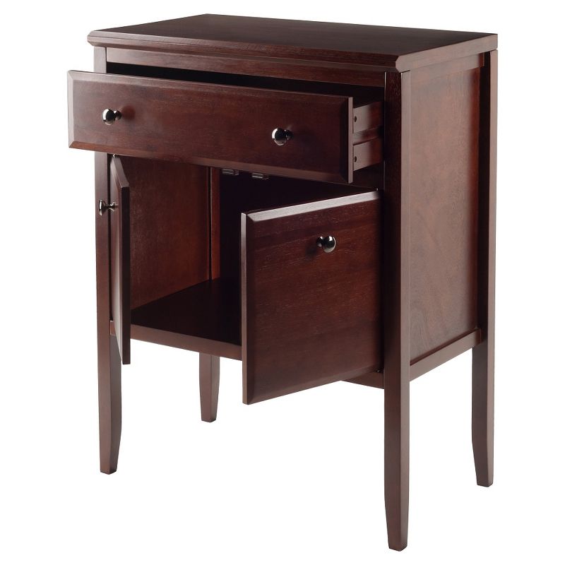 Orleans Modular Buffet with Drawer and Cabinet Wood/Dark Cappuccino - Winsome, 3 of 12