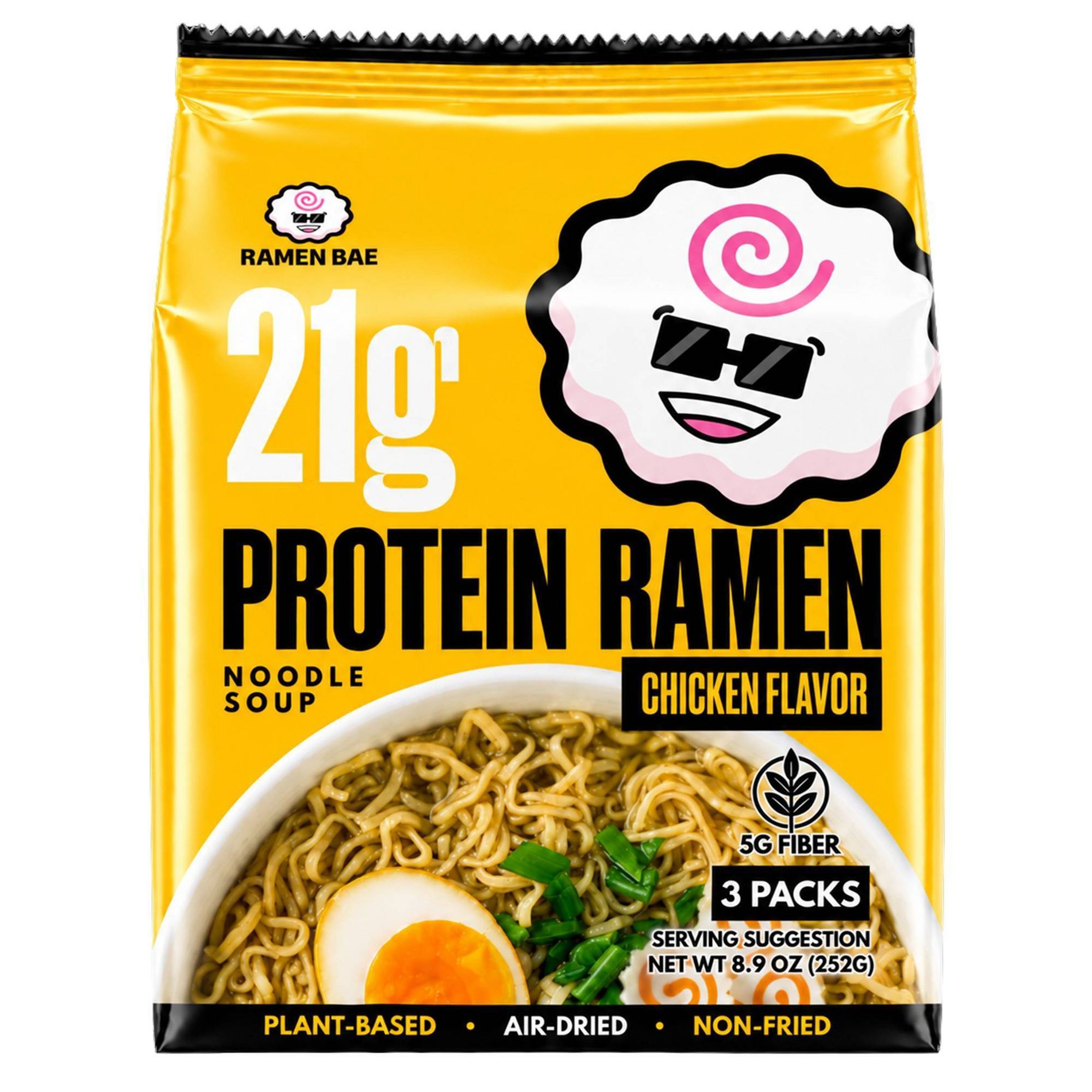 Ramen Bae Chicken Protein Ramen Soup - 3ct