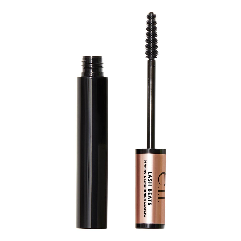 Photos - Mascara ELF e.l.f. Lash Beats Defining & Lengthening  - Pitch Black - 0.32oz 