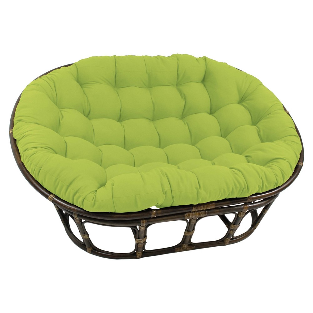 Photos - Chair 63"x45" Double Papasan with Twill Cushion Mojito Lime - International Cara