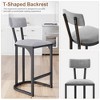 Garvee Bar Stools Set, Counter Height Bar Stools with Soft Velvet Upholstery & Metal Legs, Kitchen Island Stools with Back for Home Bar - 4 of 4