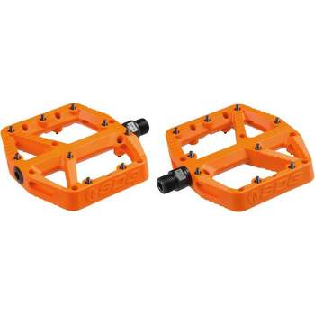 SDG Comp Platform Pedals 9/16" Axle Composite Body 18 Replaceable Pins Orange