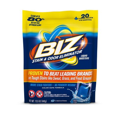 Biz Laundry Detergent Liquid Boosters - 20ct