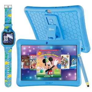 Contixo 10" Android Kids Tablet 32gb, 80+ Disney Storybooks & Stickers, Kid-proof Case With Kickstand & Stylus, with Kids Watch (2025 Model) - 1 of 4