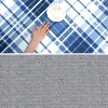 Washable Rug, Soft Low Pile Plaid Area Carpet, Non Slip Accent Throw Rug for Living Room Bedroom Dining Room Playroom Farmhouse - 3 of 4